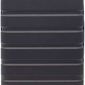 Wrangler 20" Hardside Carry-On Spinner Luggage, Charcoal, 22-Inch