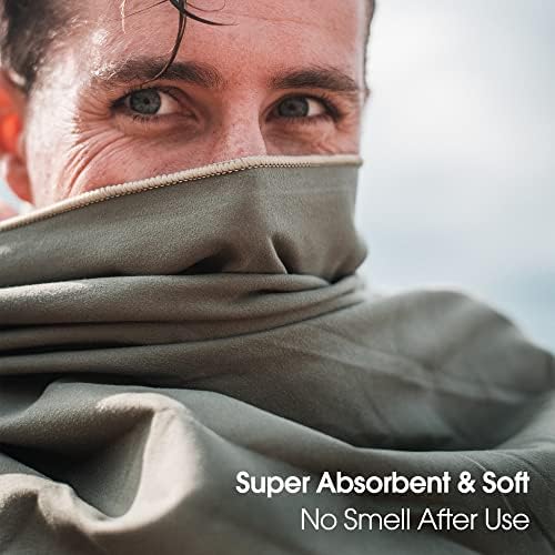 4Monster Camping Towels Super Absorbent, Fast Drying Microfiber Travel Towel, Quick Dry Ultra Soft Compact Gym Towel for Swimming Beach Hiking Yoga Travel Sports Backpack (59.00" x 30.00", Blue) - Image 4