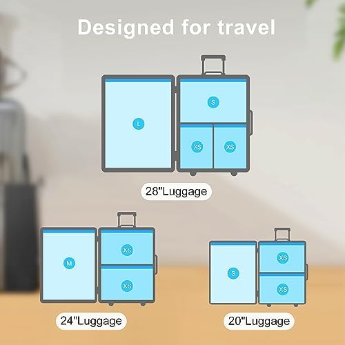 Travel Vacuum Bags with Prtable Electric Pump (Combo 6 Pack),Vacuum Seal Bags for Clothing,Space Saver Vacuum Storage Bags,Vacuum Travel Bags for Luggage,Travel Essentials - Image 3