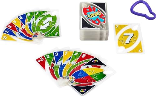 Mattel Games UNO Splash Card Game for Outdoor Camping, Travel & Family Nights with Water-Resistent Plastic Cards - Image 5