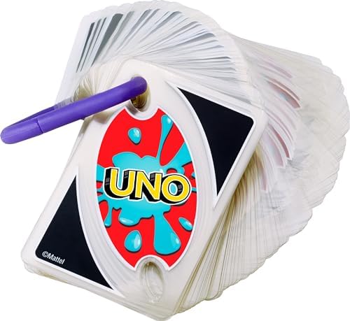 Mattel Games UNO Splash Card Game for Outdoor Camping, Travel & Family Nights with Water-Resistent Plastic Cards - Image 4