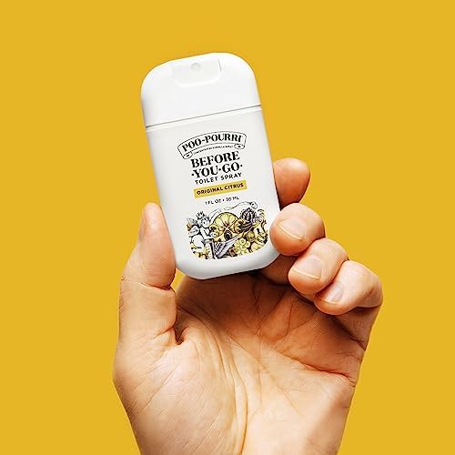 Poo-Pourri Before-You-Go Toilet Spray, Original Citrus, 1 Fl Oz Pocket Travel Size - Lemon, Bergamot and Lemongrass - Image 5