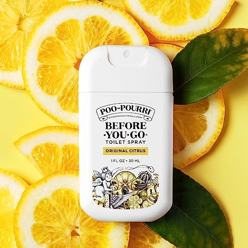 Poo-Pourri Before-You-Go Toilet Spray, Original Citrus, 1 Fl Oz Pocket Travel Size - Lemon, Bergamot and Lemongrass - Image 8