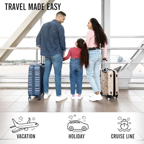 Veken 8 Set Packing Cubes for Travel, Gifts for Women Mom, Carry on Suitcase Organizer Bags for Luggage with Hanging Toiletry Bag and Shoe Bag, Travel Essentials Travel Accessories for Cruise Ship - Image 9