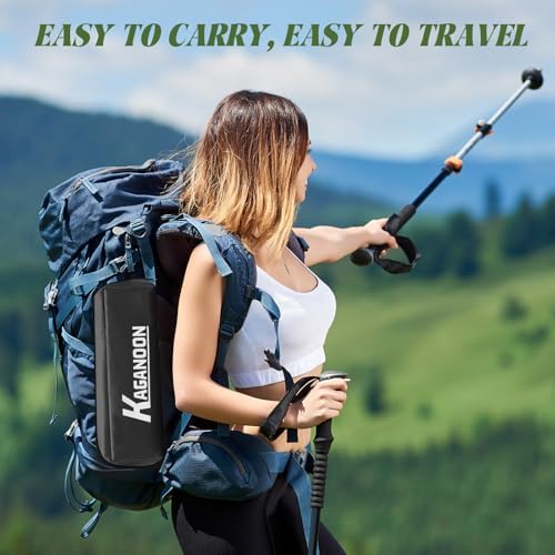 Camping Chair, Portable Camping Chairs, Lightweight Foldable Chairs with Headrest and Carry Bag for Outdoor Camping, Hiking, Beach, Travel (Black) - Image 4