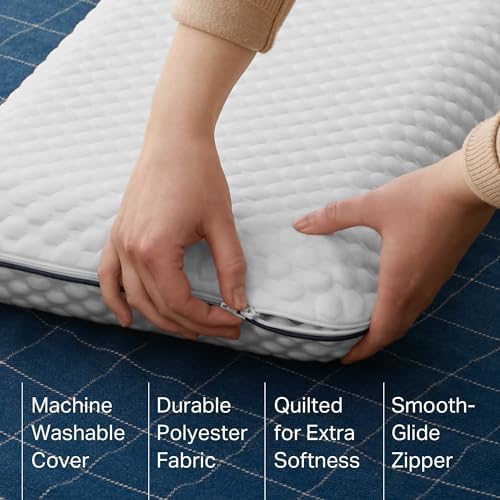 WEEKENDER Gel Memory Foam Camping Pillow - Travel Essentials & Must Haves - Camping Gear & Accessories - Contouring Neck Support - Small Size Compatible for Camping, Car, Airplane, and Beach - 1 Pack - Image 5