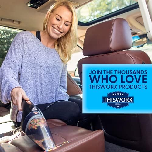 ThisWorx Car Vacuum Cleaner - Portable Handheld Mini Vacuum Cleaner W/ 16ft Cord, Bag, & Attachments - Small Vacuum for Car, RV, Boats, Travel - Car Accessories - Image 6