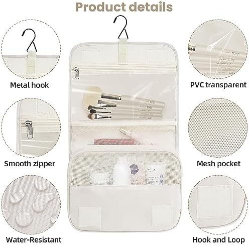BAGAIL 10 Set Packing Cubes Various Sizes Packing Organizer for Travel Accessories Luggage Carry On Suitcase-Cream - Image 4