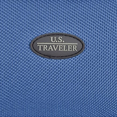U.S. Traveler Rio Lightweight Carry-On Suitcase 20" Softside Expandable Design, Durable, Business and Travel, Blue, Set - Image 9